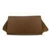 Celine  Trapeze large model  handbag  in khaki leather  and khaki suede - Detail D1 thumbnail