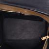 Celine  Trapeze large model  handbag  in khaki leather  and khaki suede - Detail D3 thumbnail