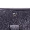 Hermès  Evelyne III shoulder bag  in navy blue leather - Detail D2 thumbnail