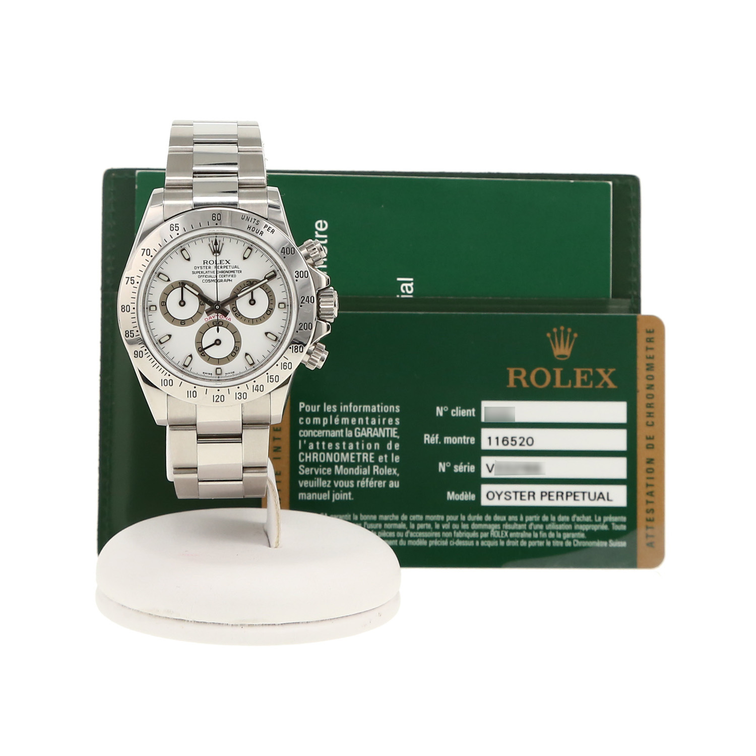 Reloj Rolex Daytona Automatique de acero Ref: Rolex - 116520  Circa 2009