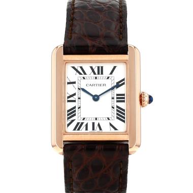 Reloj Cartier Tank Solo de oro rosa y acero Ref: Cartier - 3168  Circa 2018