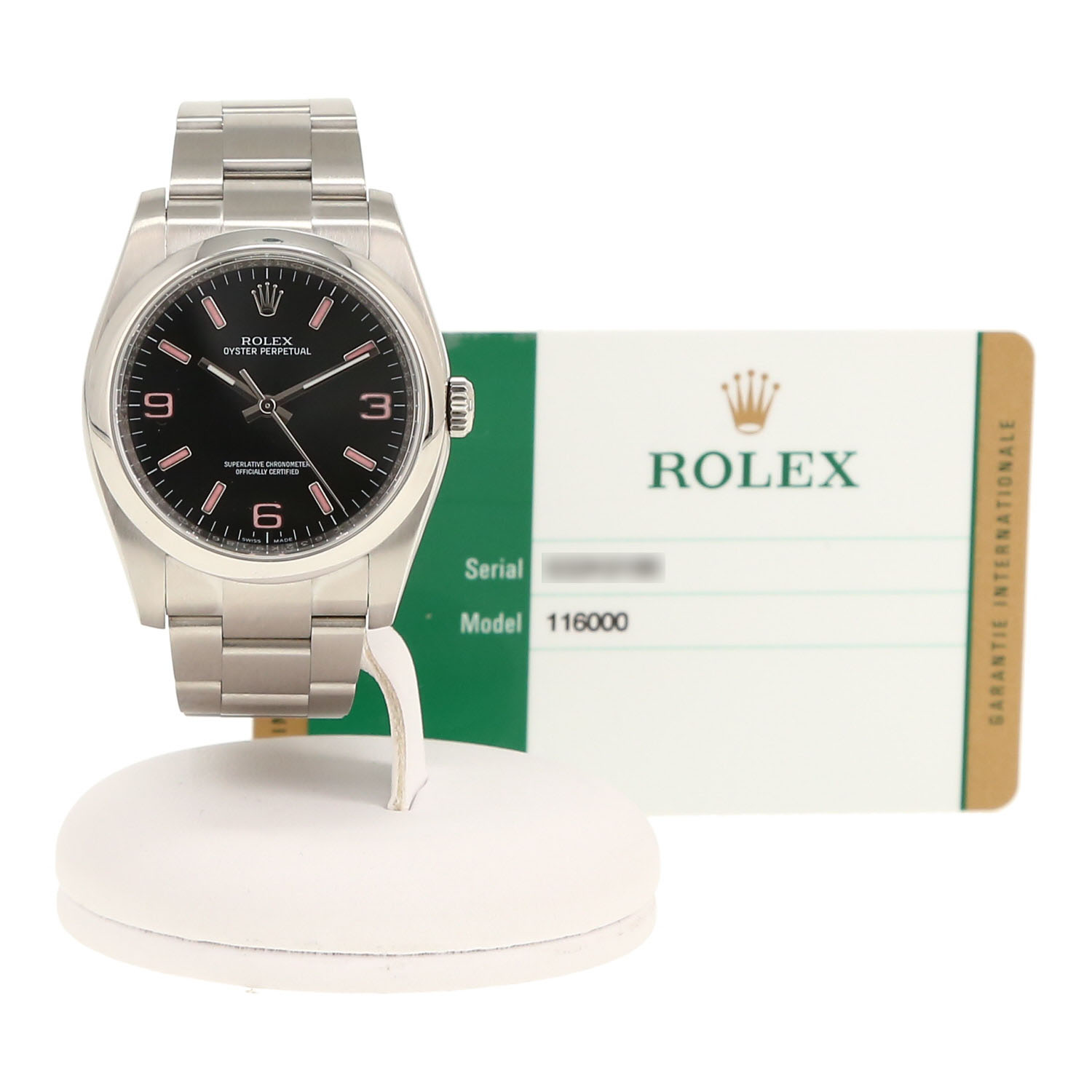 Montre Rolex Oyster Perpetual en acier Ref: Rolex - 116000  Vers 2017