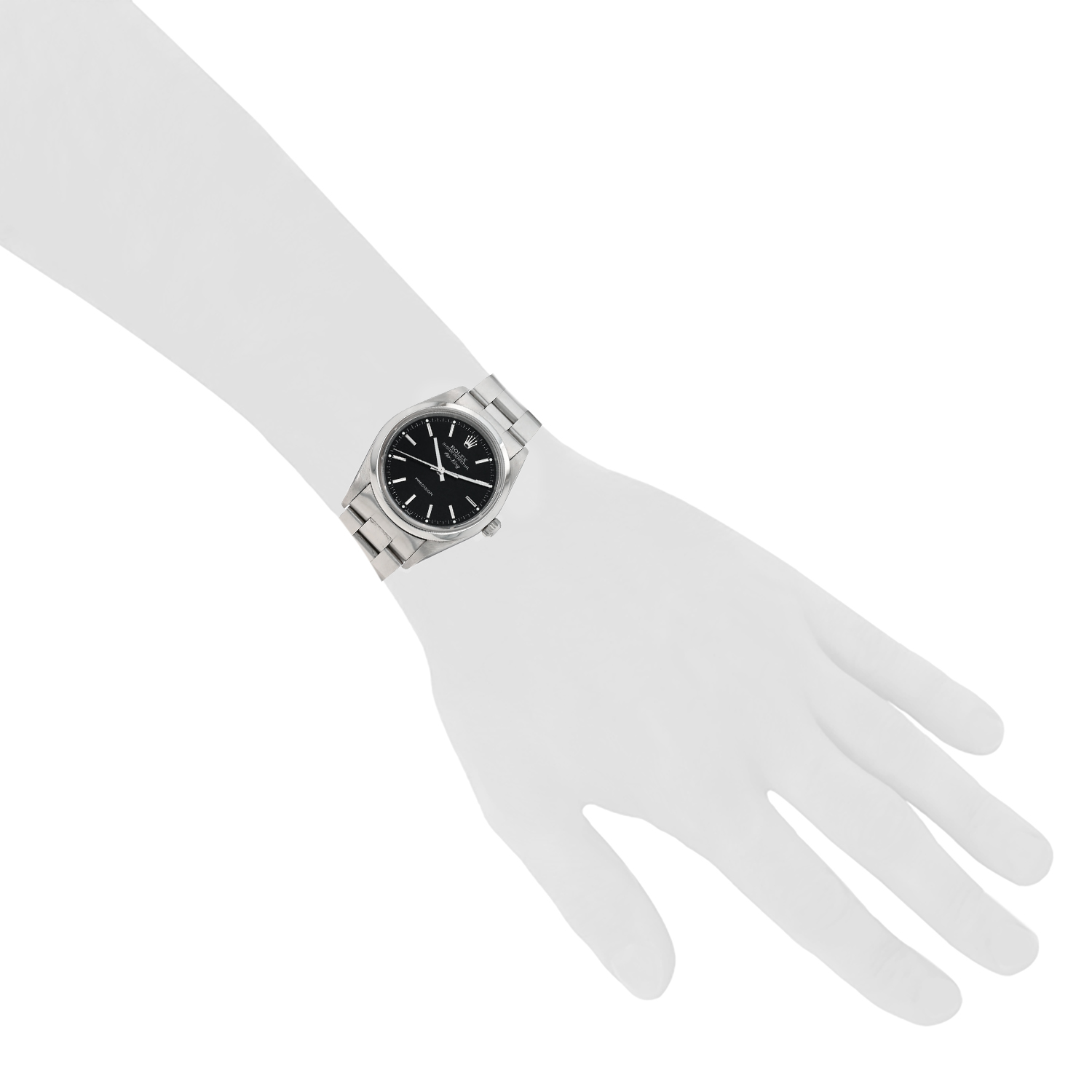 Rolex Air King  in stainless steel Ref: Rolex - 14000  Circa 1998 - Detail D1