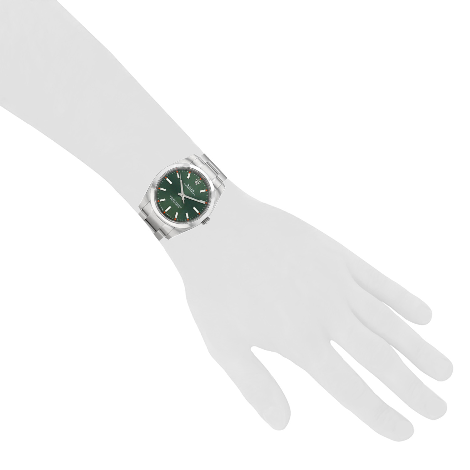 Montre Rolex Oyster Perpetual en acier Ref: Rolex - 114200  Vers 2016 - Detail D1