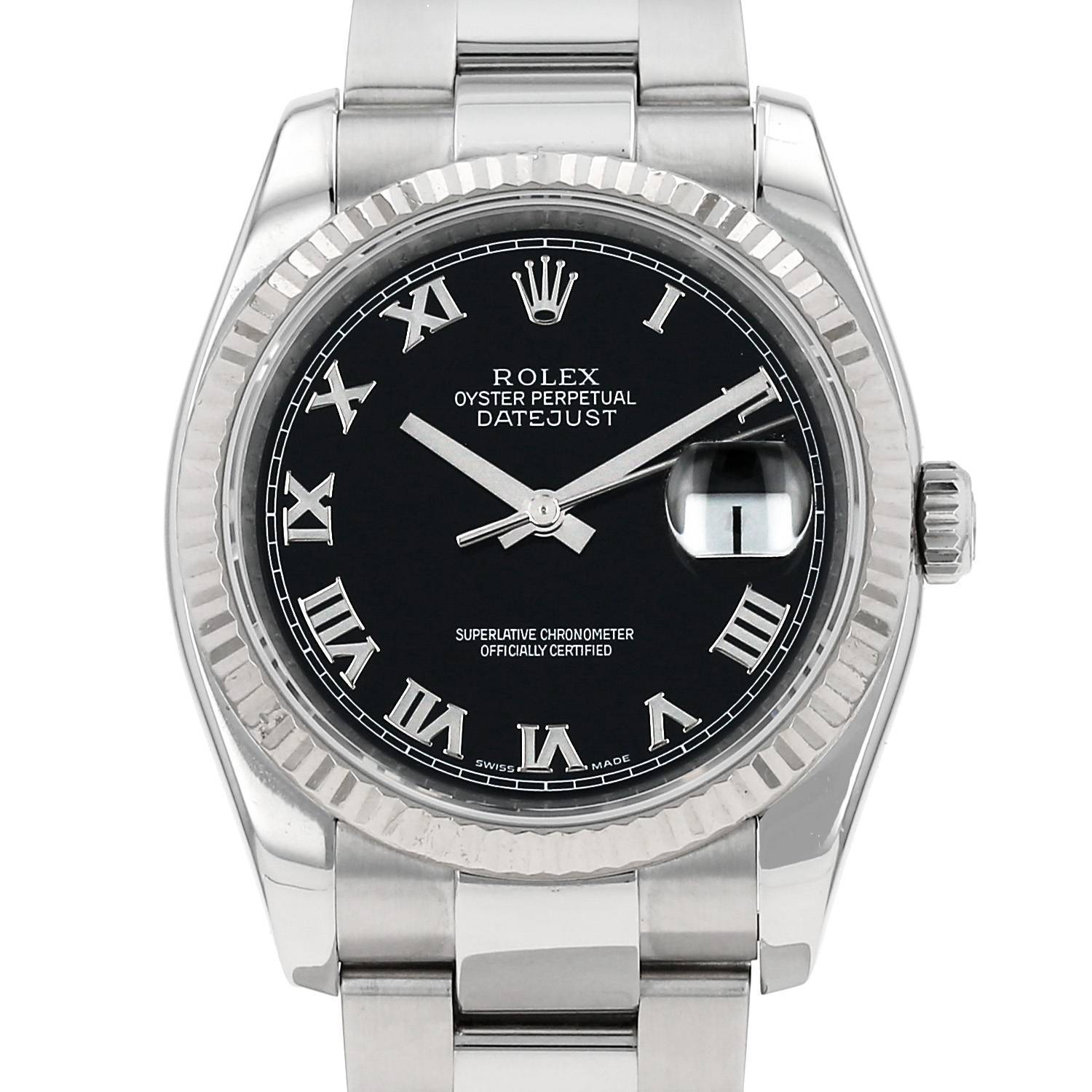 Montre Rolex Datejust en or et acier Ref: Rolex - 116234 Vers 2007 Montre Rolex Datejust en or et acier Ref: Rolex - 116234 Vers 2007