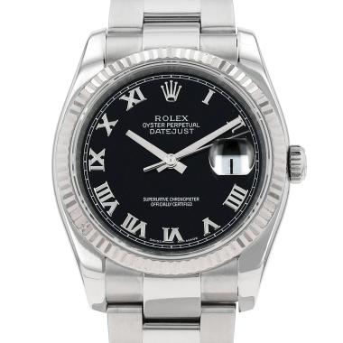 Montre Rolex Datejust en or et acier Ref: Rolex - 116234  Vers 2007