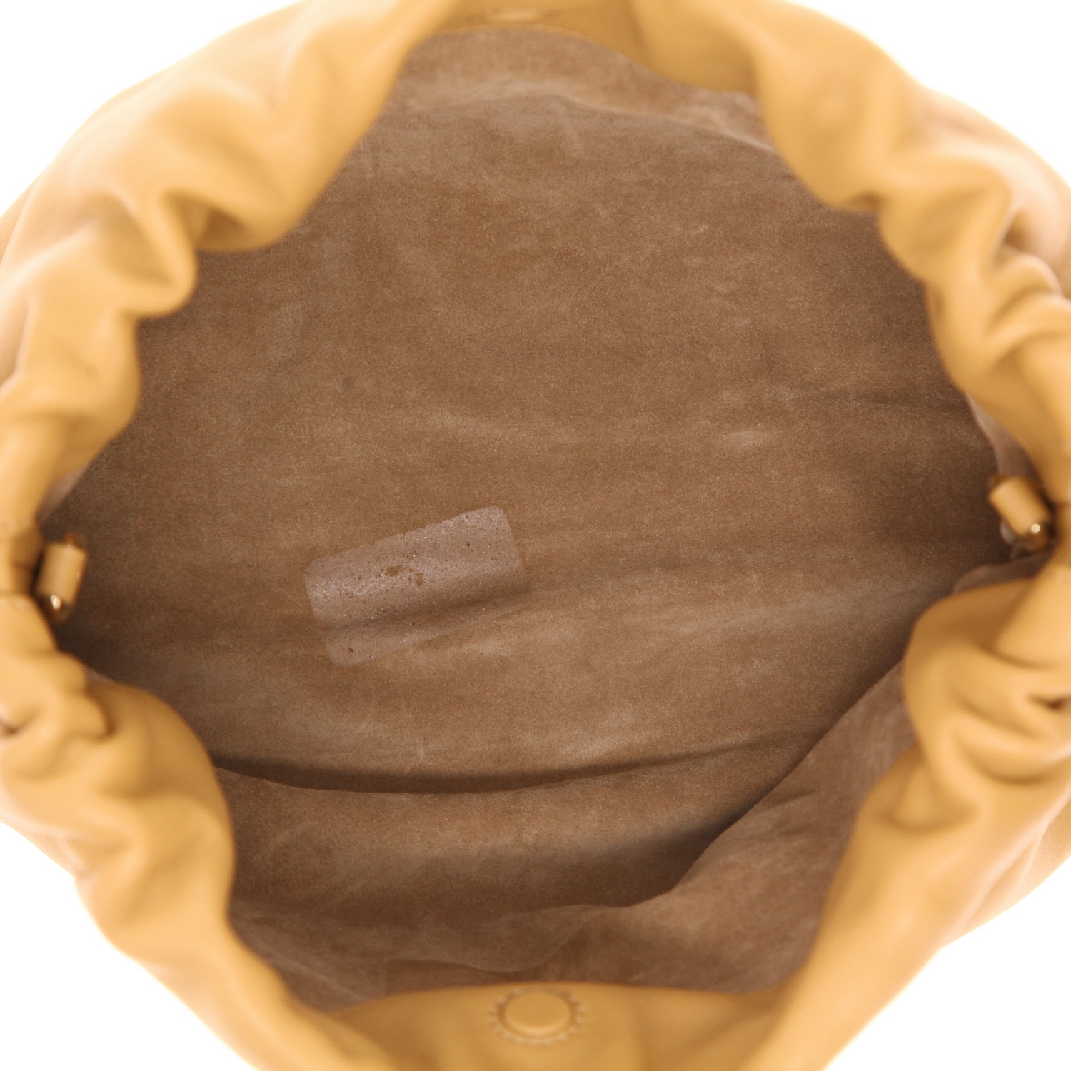 Sac à main Loewe  Flamenco clutch en cuir beige - Detail D3