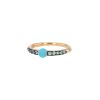 Bague Pomellato M'ama Non M'ama en or rose et turquoise et zircons - 00pp thumbnail