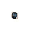 Pomellato Ritratto medium model ring in pink gold, topaz and diamonds - 360 thumbnail