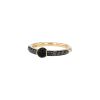 Pomellato M'ama Non M'ama ring in pink gold, onyx and diamonds - 00pp thumbnail