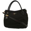 Bolso bandolera Prada   en lona y cuero negro - 00pp thumbnail