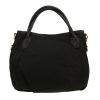 Bolso bandolera Prada   en lona y cuero negro - Detail D4 thumbnail