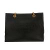 Balenciaga   shopping bag  in black leather - Detail D4 thumbnail