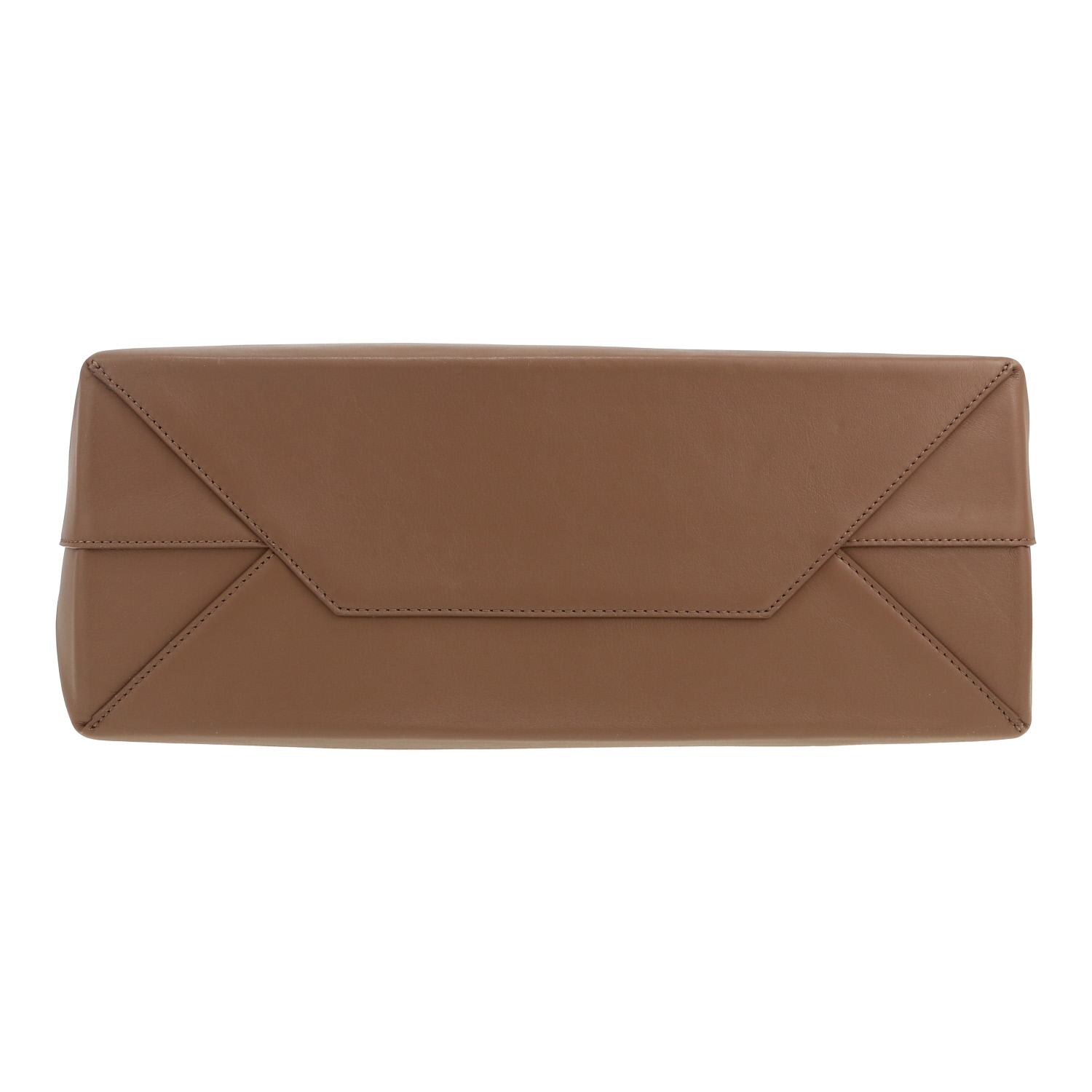 Sac cabas Balenciaga en cuir taupe - Detail D1