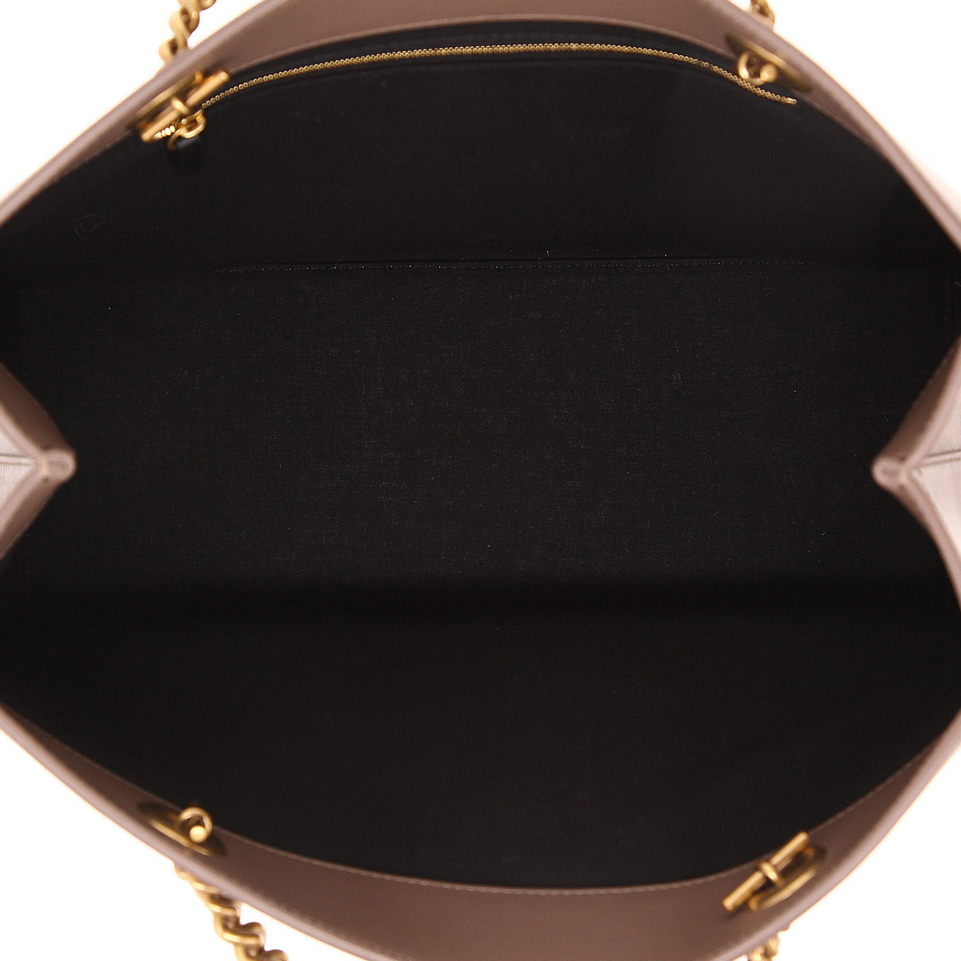 Sac cabas Balenciaga en cuir taupe - Detail D3