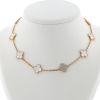 Van Cleef 
Arpels Vintage Alhambra necklace in yellow gold and mother of pearl - 360 thumbnail