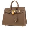 Bolso de mano Hermès  Birkin 25 cm en cuero epsom marrón etoupe - 00pp thumbnail