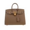 Sac à main Hermès  Birkin 25 cm en cuir epsom étoupe - 360 thumbnail