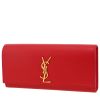 Pochette Saint Laurent  Kate en cuir grainé rouge - 00pp thumbnail