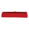 Pochette Saint Laurent  Kate en cuir grainé rouge - Detail D1 thumbnail