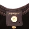 Sac à main Saint Laurent  Vintage en velours marron et corne - Detail D2 thumbnail