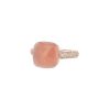Bague Pomellato Nudo Maxi en or rose, quartz rose et diamants - 00pp thumbnail