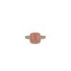Bague Pomellato Nudo Maxi en or rose, quartz rose et diamants - 360 thumbnail