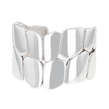 Bracciale aperto Hermès Niloticus Ombre in argento