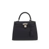Hermès  Kelly 25 cm handbag  in indigo blue togo leather - 360 thumbnail