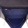 Hermès  Kelly 25 cm handbag  in indigo blue togo leather - Detail D3 thumbnail