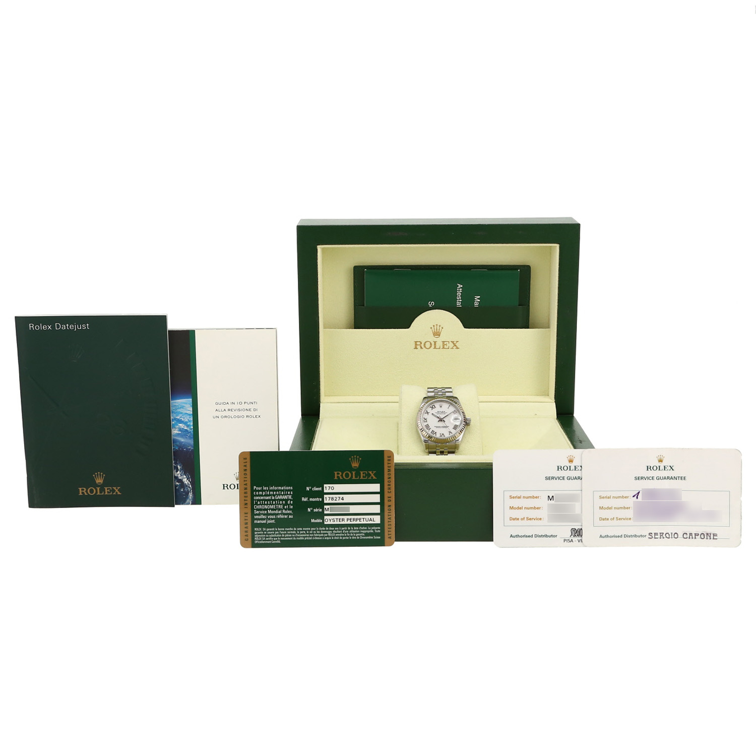 Rolex Datejust  in gold and stainless steel Ref: Rolex - 178274  Circa 2007 - Detail D2