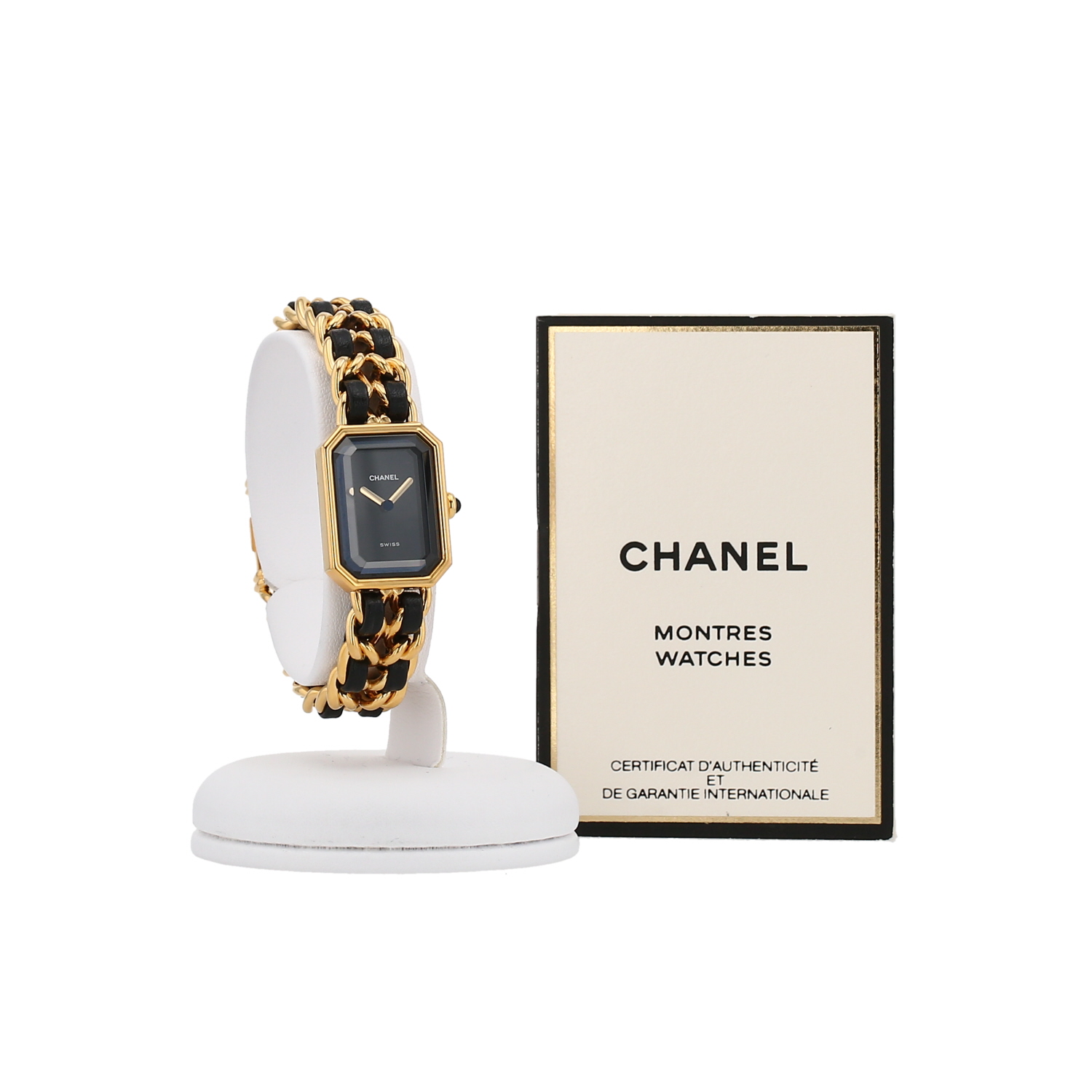 Montre Chanel Première taille L  en plaqué or Ref: Chanel - H0001  Vers 1993