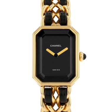 Chanel Première  size L  in gold plated Circa 1990