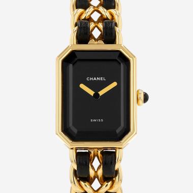 Chanel Première  size L  in gold plated Circa 1990