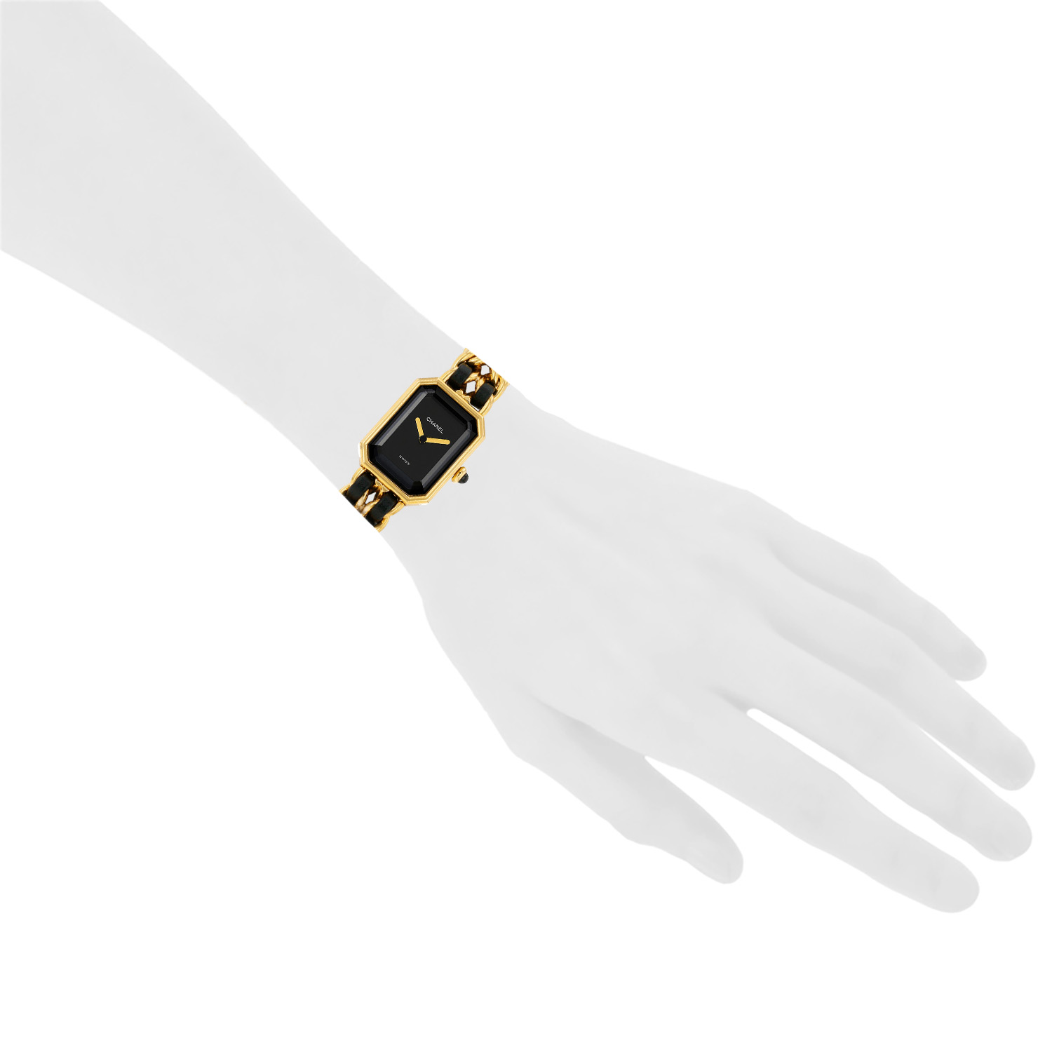 Chanel Première  size L  in gold plated Ref: Premiére  Circa 1990 - Detail D1