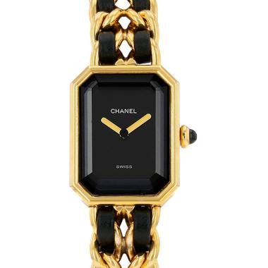 Montre Chanel Première taille L  en plaqué or Ref: Premiére  Vers 1990