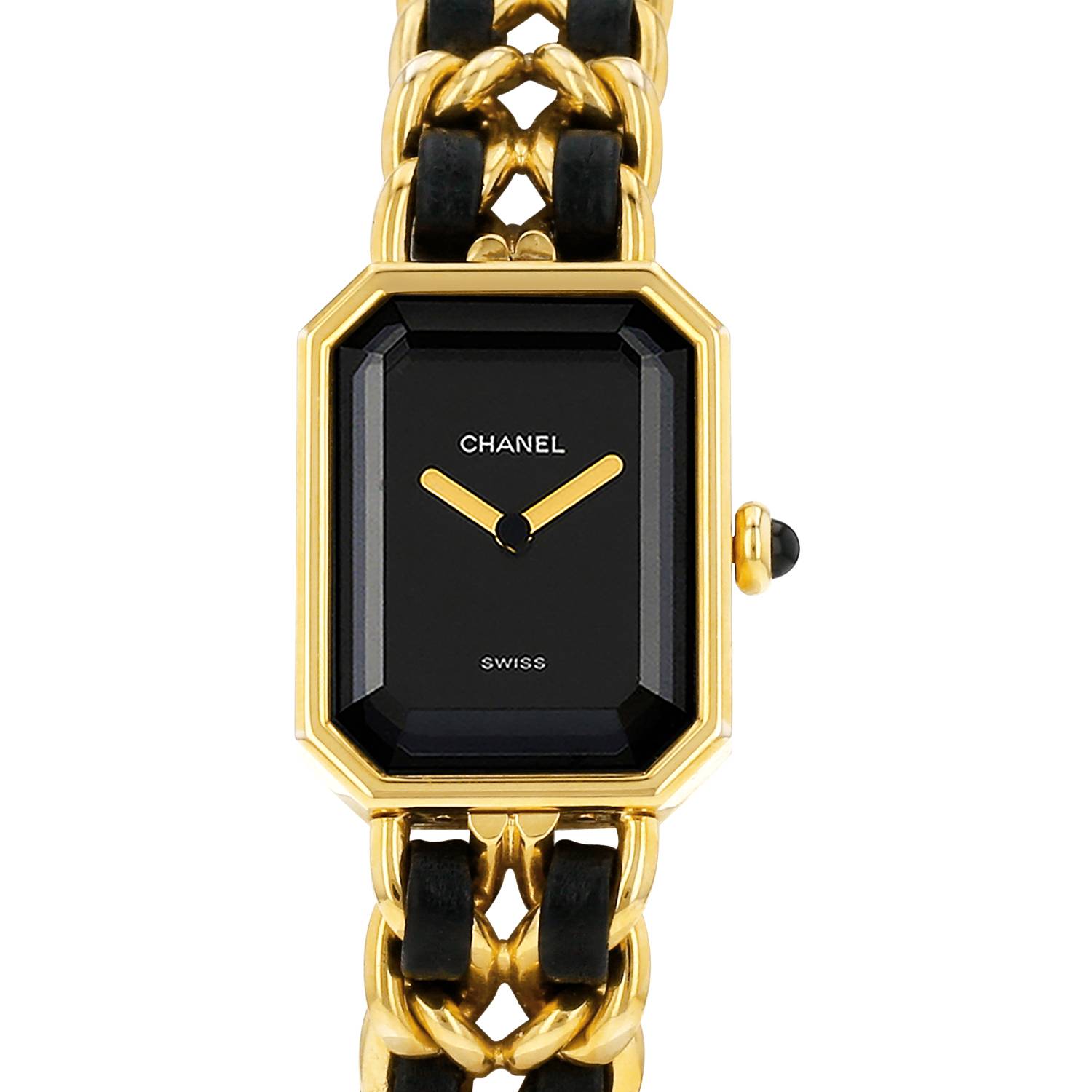 Montre Chanel Première taille L  en plaqué or Ref: Chanel - H0001  Vers 1990