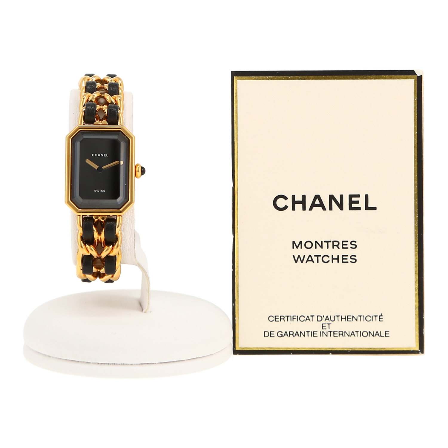 Montre Chanel Première taille M  en plaqué or Ref: Chanel - H0001  Vers 1993