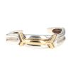 Open Lalaounis  bangle in yellow gold and silver - 360 thumbnail