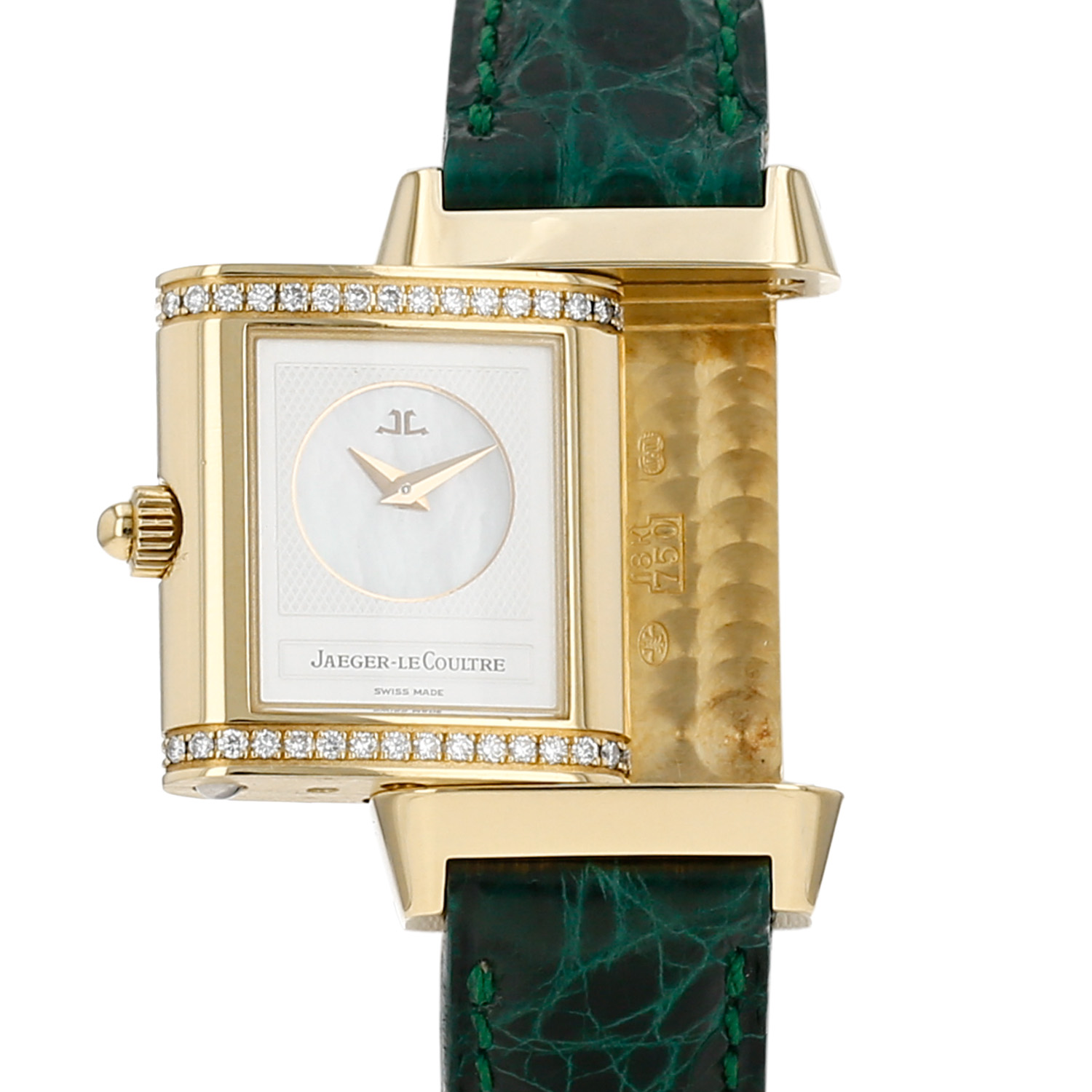 Jaeger-LeCoultre Reverso-Duetto  in yellow gold Ref: Jaeger-LeCoultre - 266.1.44  Circa 2000 - Detail D3