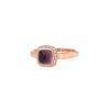 Fred Pain de Sucre small model ring in pink gold,  diamonds and amethyst, size 51 - 00pp thumbnail