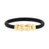 Brazalete Fred Chance Infinie modelo grande de oro amarillo y cuero - 00pp thumbnail