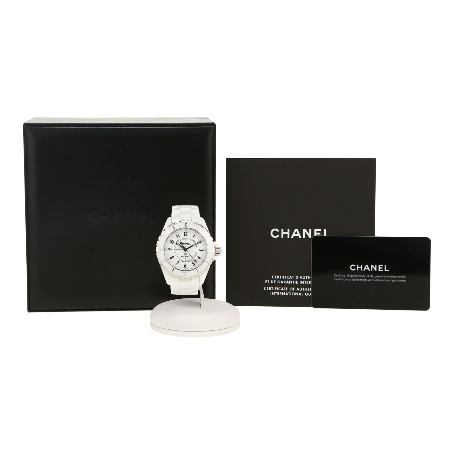 Orologio Chanel J12 in ceramica bianca e acciaio Ref: Chanel - HO970  Circa 2011 - Detail D2