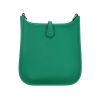 Bolso bandolera Hermès  Mini Evelyne en cuero taurillon clémence Vert Jade - Detail D4 thumbnail