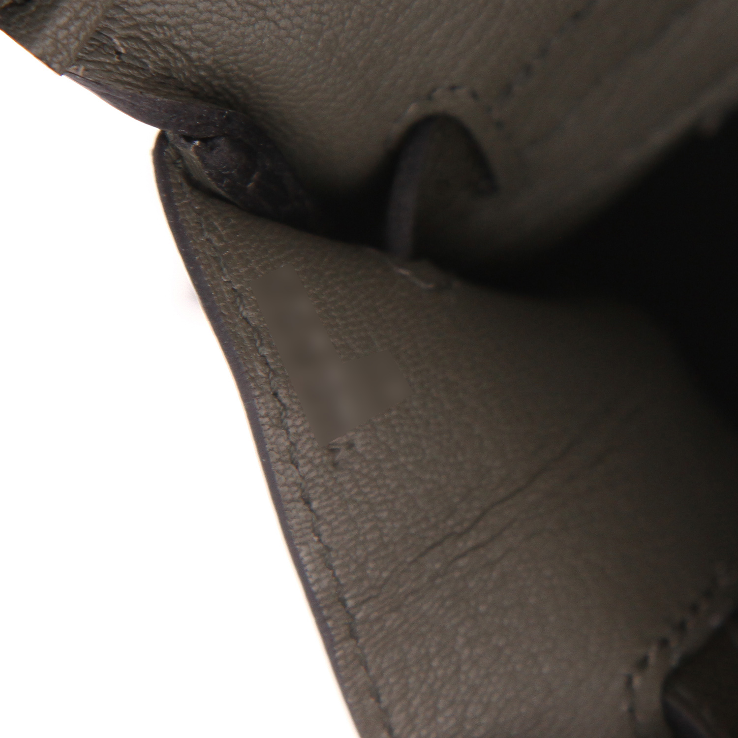 Sac à main Hermès  Birkin 30 cm en cuir epsom Vert de Gris - Detail D4