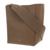 Celine  Sac Sangle handbag  in taupe grained leather - 00pp thumbnail