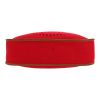 Hermès  Evelyne shoulder bag  in red felt  and gold Barenia leather - Detail D1 thumbnail