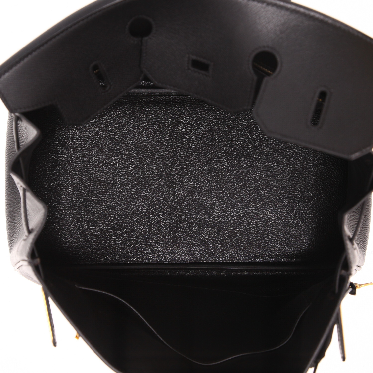 Hermès  Birkin 35 cm handbag  in black epsom leather - Detail D3
