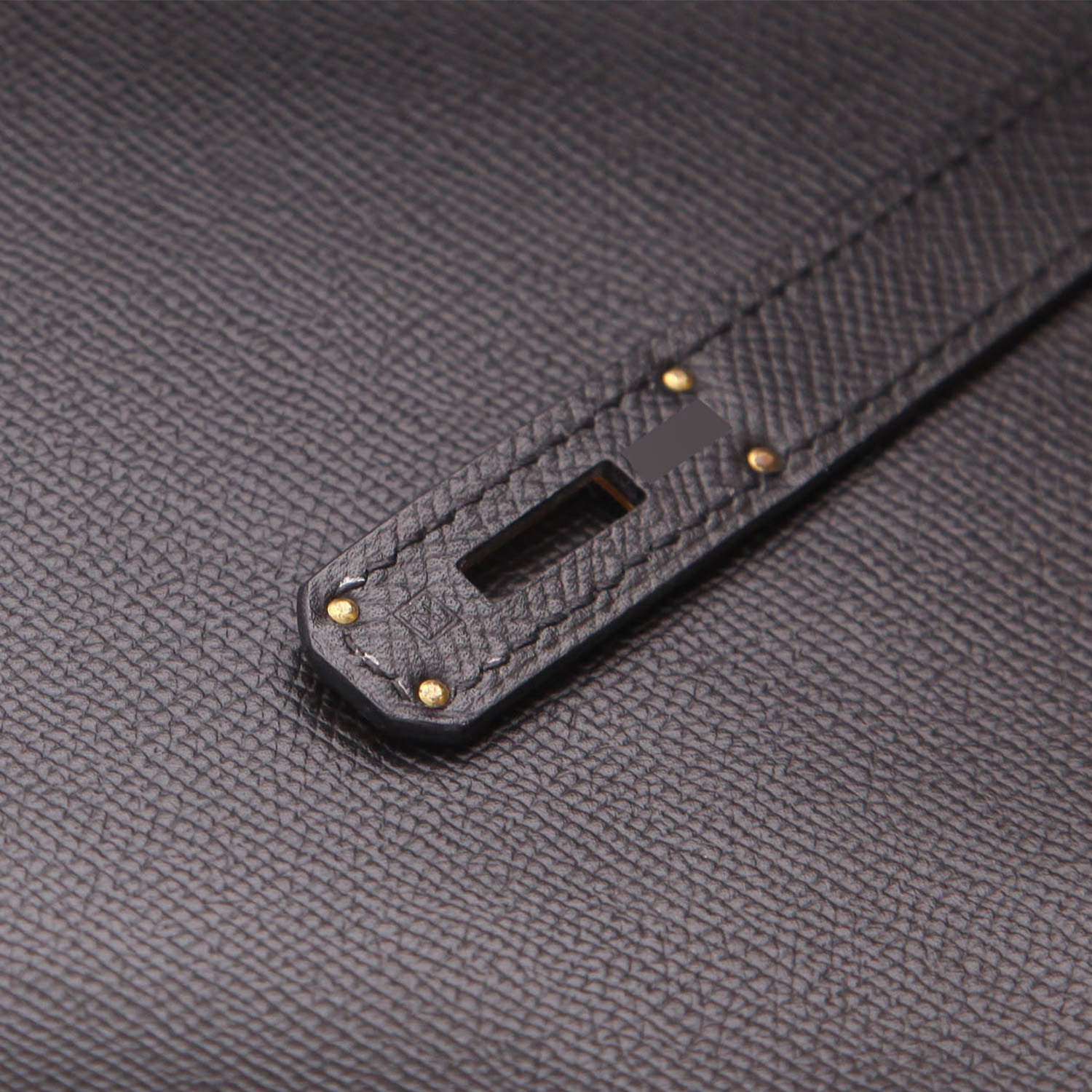 Borsa Hermès  Birkin 35 cm in pelle Epsom nera - Detail D4