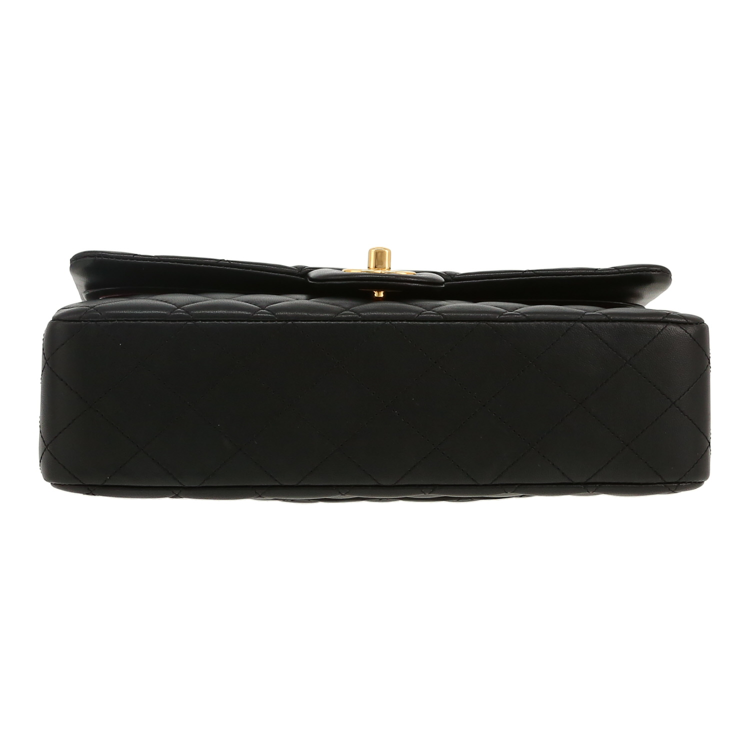 Sac à main Chanel  Timeless Classic en cuir matelassé noir - Detail D1